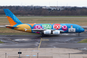 Emirates Airbus A380-861 (A6-EEW) at  Dusseldorf - International, Germany