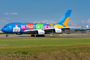 Emirates Airbus A380-861 (A6-EEW) at  Hamburg - Fuhlsbuettel (Helmut Schmidt), Germany