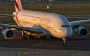 Emirates Airbus A380-861 (A6-EEX) at  Dusseldorf - International, Germany