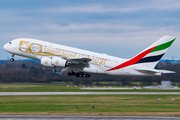 Emirates Airbus A380-861 (A6-EEX) at  Dusseldorf - International, Germany