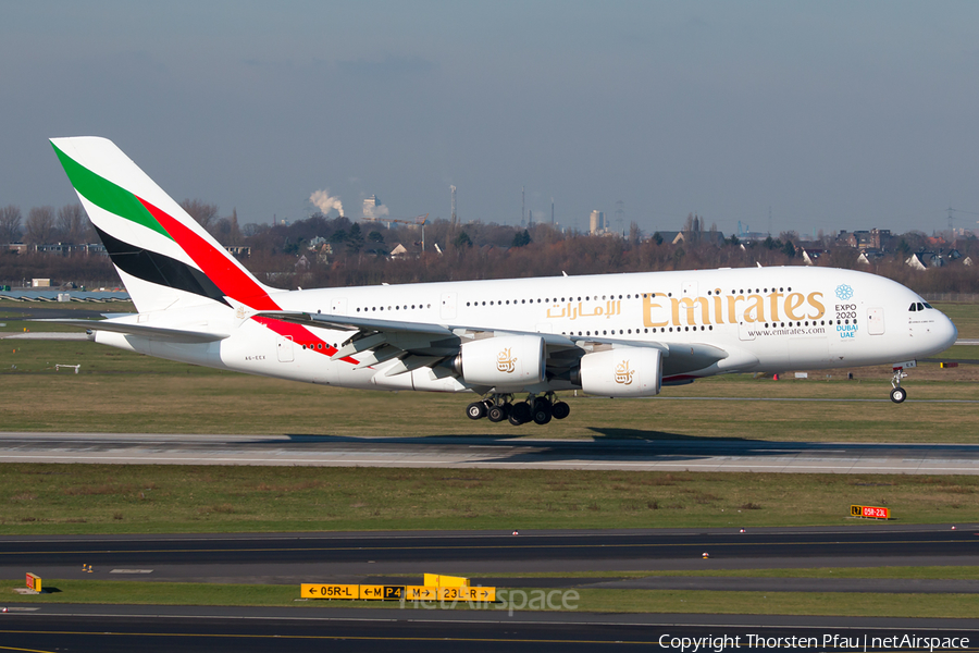 Emirates Airbus A380-861 (A6-EEX) | Photo 99380