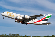 Emirates Airbus A380-861 (A6-EEX) at  Hamburg - Fuhlsbuettel (Helmut Schmidt), Germany