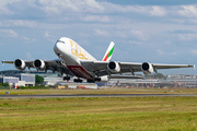 Emirates Airbus A380-861 (A6-EEX) at  Hamburg - Fuhlsbuettel (Helmut Schmidt), Germany