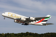 Emirates Airbus A380-861 (A6-EEX) at  Hamburg - Fuhlsbuettel (Helmut Schmidt), Germany