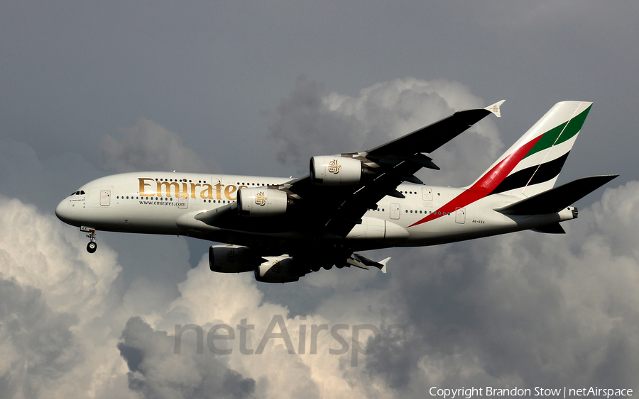 Emirates Airbus A380-861 (A6-EEX) | Photo 306280