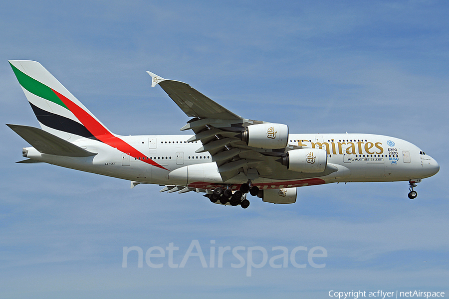 Emirates Airbus A380-861 (A6-EEX) | Photo 176813