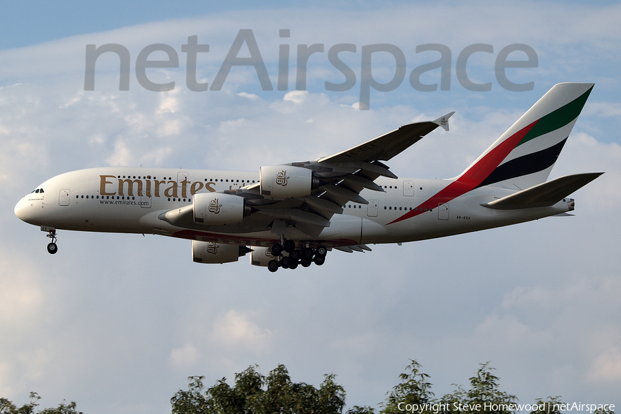 Emirates Airbus A380-861 (A6-EEX) | Photo 54030