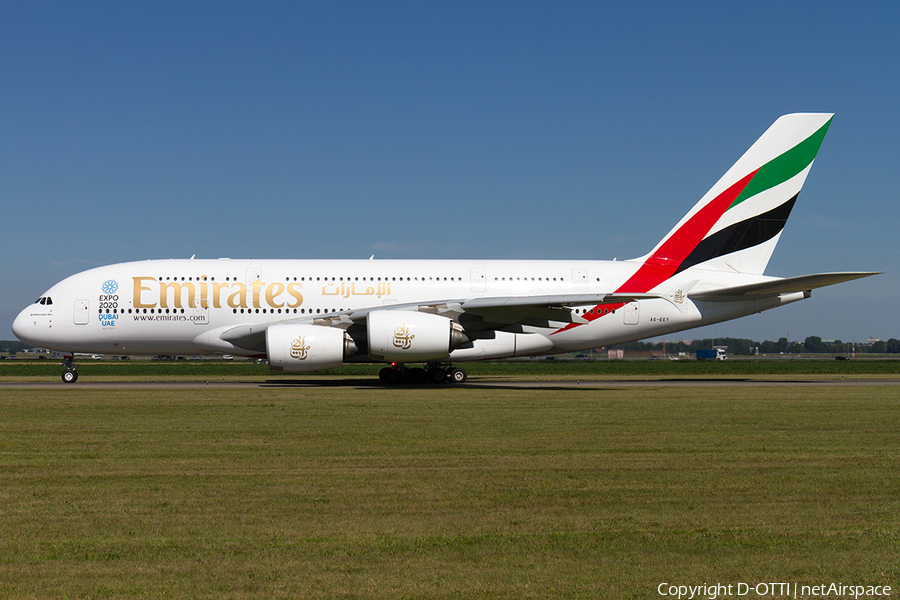 Emirates Airbus A380-861 (A6-EEY) | Photo 605674