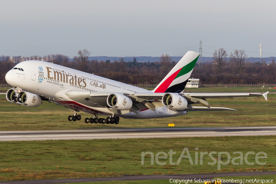 Emirates Airbus A380-861 (A6-EEY) | Photo 119904