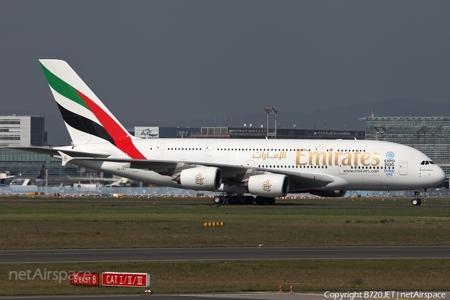 Emirates Airbus A380-861 (A6-EEY) | Photo 56331
