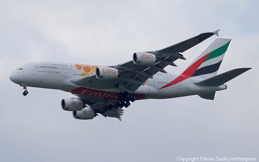 Emirates Airbus A380-861 (A6-EEY) | Photo 335652