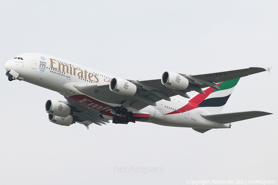 Emirates Airbus A380-861 (A6-EEZ) | Photo 70313