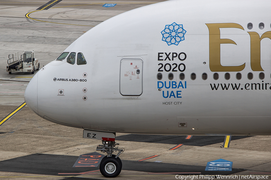 Emirates Airbus A380-861 (A6-EEZ) | Photo 117447