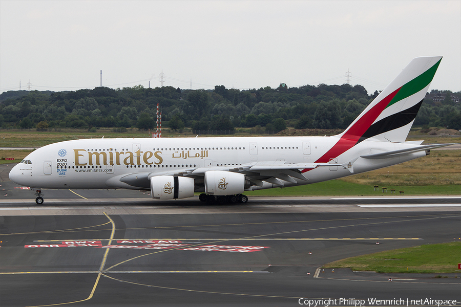 Emirates Airbus A380-861 (A6-EEZ) | Photo 117449