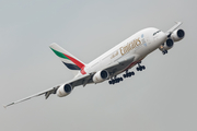 Emirates Airbus A380-861 (A6-EEZ) at  Dusseldorf - International, Germany