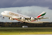 Emirates Airbus A380-861 (A6-EEZ) at  Dusseldorf - International, Germany