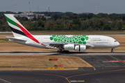 Emirates Airbus A380-861 (A6-EEZ) at  Dusseldorf - International, Germany