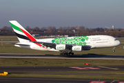 Emirates Airbus A380-861 (A6-EEZ) at  Dusseldorf - International, Germany