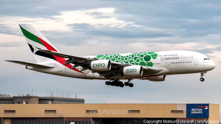 Emirates Airbus A380-861 (A6-EEZ) | Photo 347553