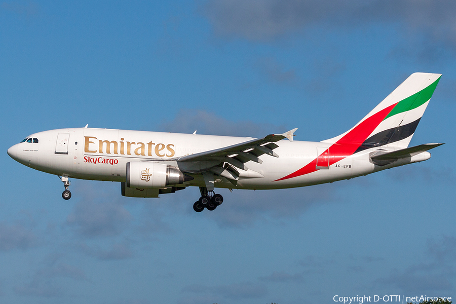 Emirates SkyCargo Airbus A310-308(F) (A6-EFB) | Photo 205038