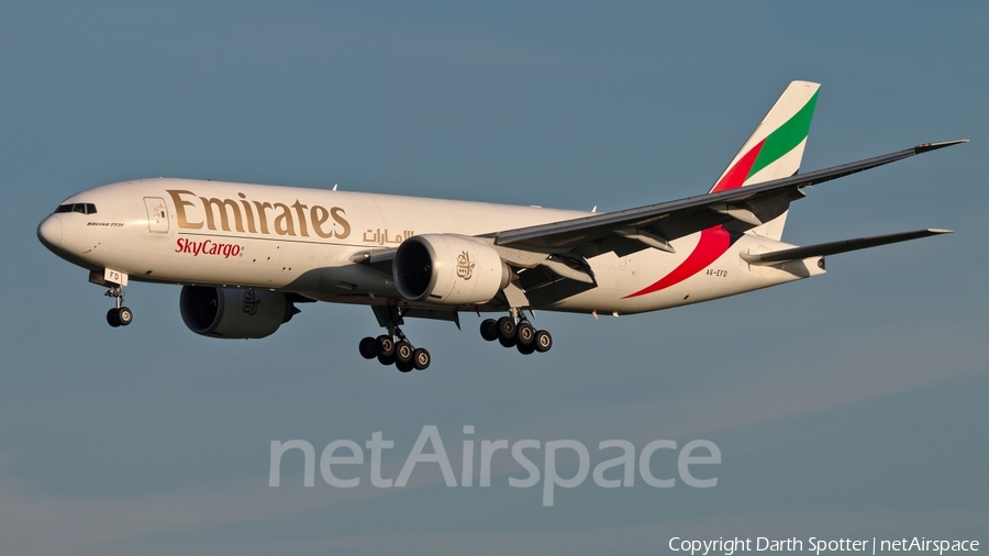 Emirates SkyCargo Boeing 777-F1H (A6-EFD) | Photo 183334