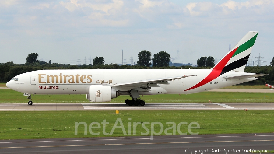 Emirates SkyCargo Boeing 777-F1H (A6-EFD) | Photo 206762
