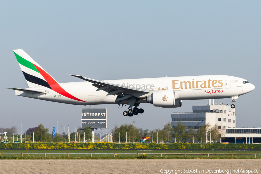 Emirates SkyCargo Boeing 777-F1H (A6-EFF) | Photo 316506