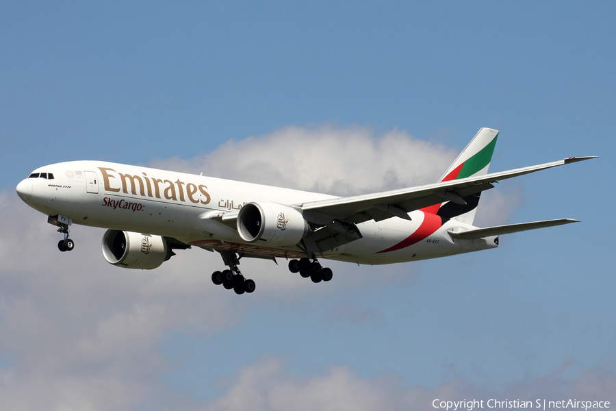Emirates SkyCargo Boeing 777-F1H (A6-EFF) | Photo 392688