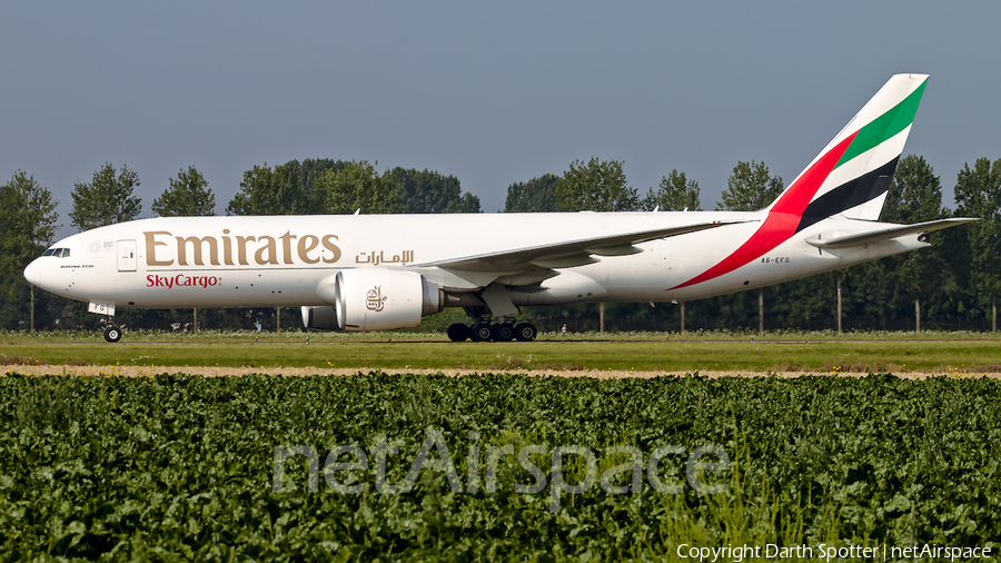 Emirates SkyCargo Boeing 777-F1H (A6-EFG) | Photo 371655