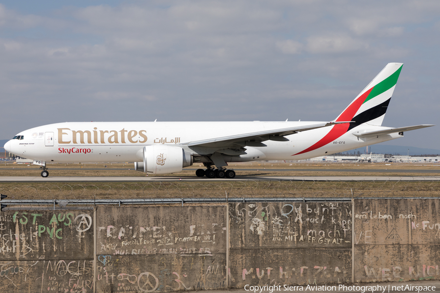 Emirates SkyCargo Boeing 777-F1H (A6-EFG) | Photo 330427