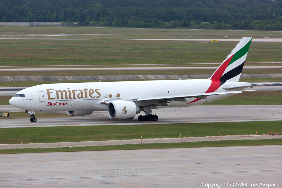 Emirates SkyCargo Boeing 777-F1H (A6-EFG) | Photo 47413