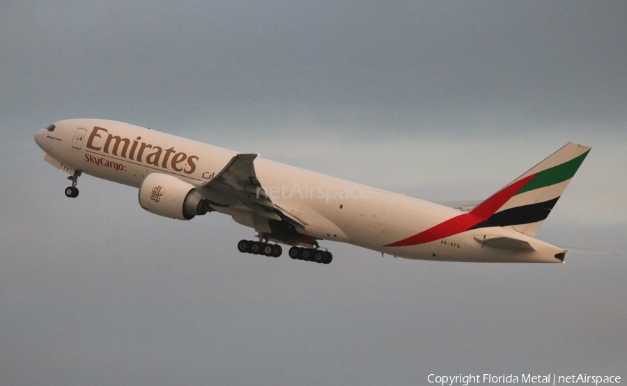 Emirates SkyCargo Boeing 777-F1H (A6-EFG) | Photo 435044