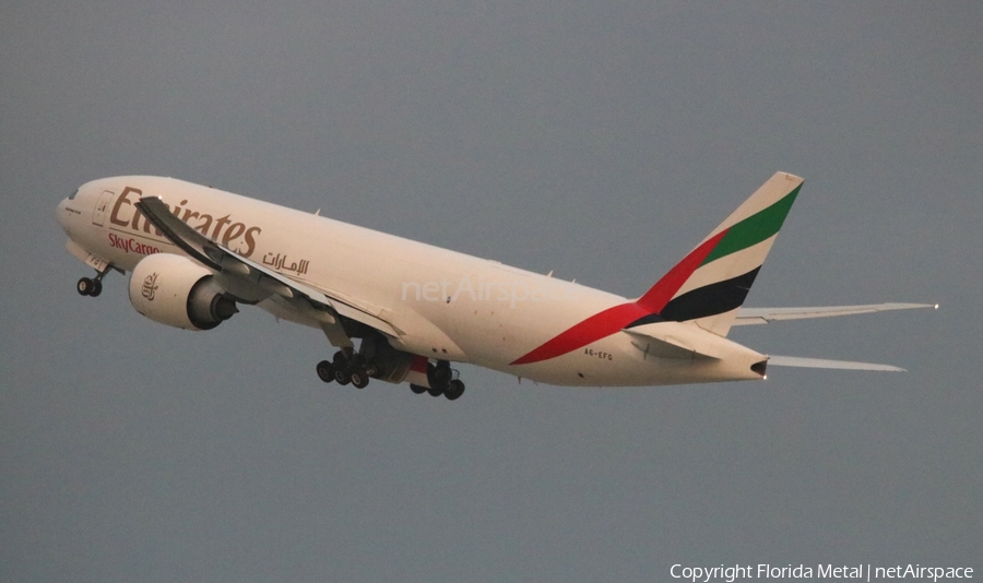 Emirates SkyCargo Boeing 777-F1H (A6-EFG) | Photo 605404