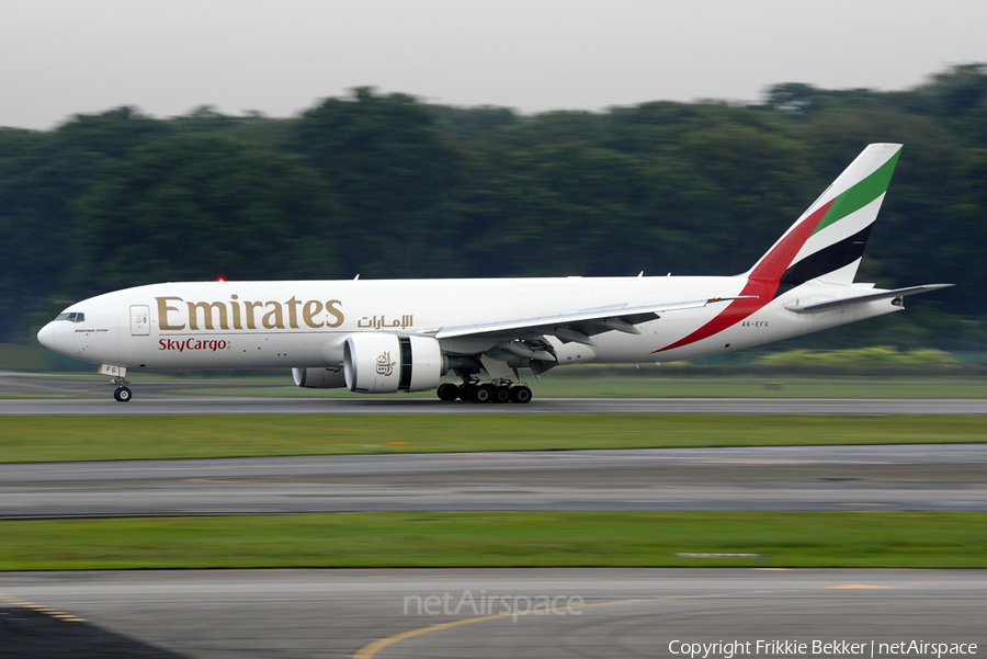 Emirates SkyCargo Boeing 777-F1H (A6-EFG) | Photo 19417