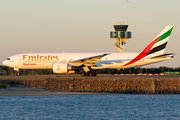 Emirates SkyCargo Boeing 777-F1H (A6-EFG) at  Sydney - Kingsford Smith International, Australia