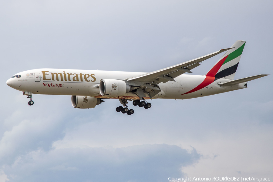 Emirates SkyCargo Boeing 777-F1H (A6-EFH) | Photo 379006