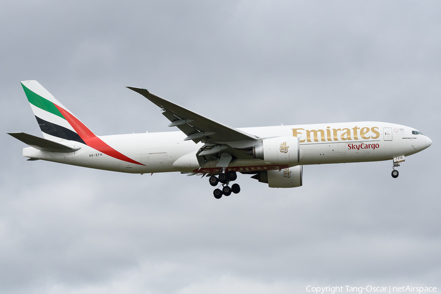 Emirates SkyCargo Boeing 777-F1H (A6-EFH) | Photo 478479