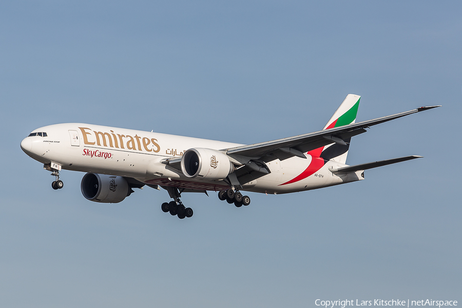 Emirates SkyCargo Boeing 777-F1H (A6-EFH) | Photo 98862