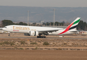 Emirates SkyCargo Boeing 777-F1H (A6-EFH) at  Zaragoza, Spain