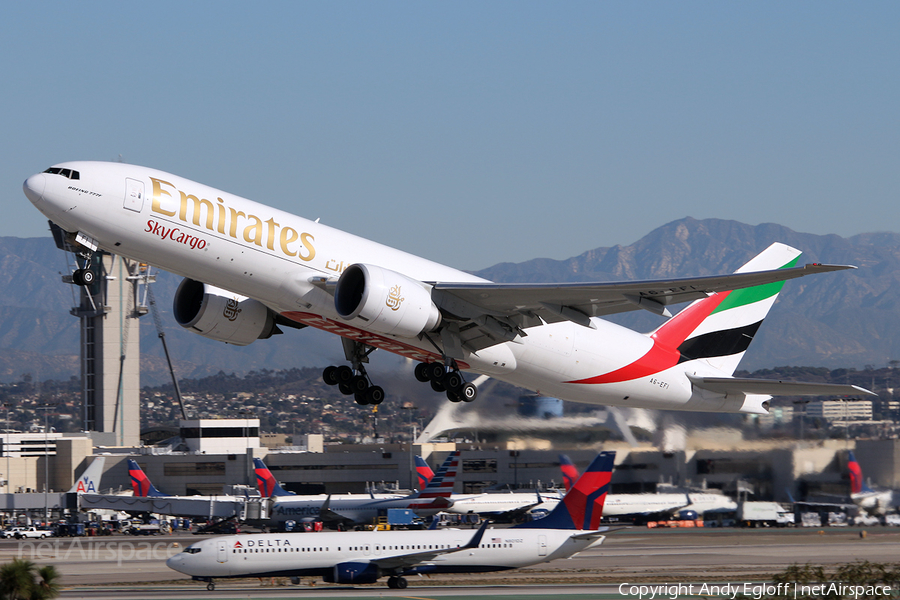 Emirates SkyCargo Boeing 777-F1H (A6-EFI) | Photo 157882