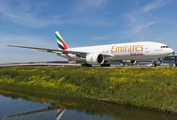 Emirates SkyCargo Boeing 777-F1H (A6-EFJ) at  Amsterdam - Schiphol, Netherlands