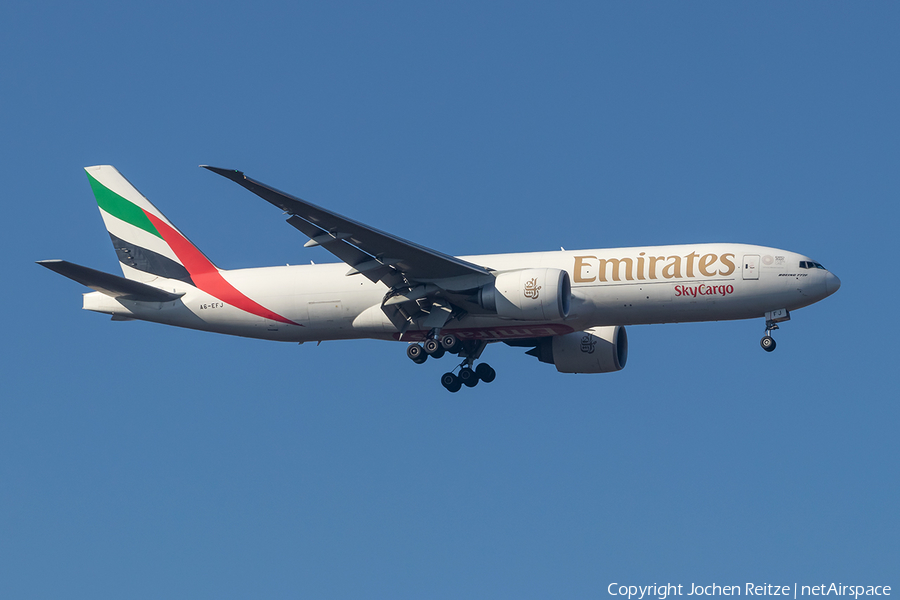 Emirates SkyCargo Boeing 777-F1H (A6-EFJ) | Photo 447187