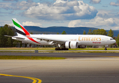 Emirates SkyCargo Boeing 777-F1H (A6-EFJ) at  Oslo - Gardermoen, Norway