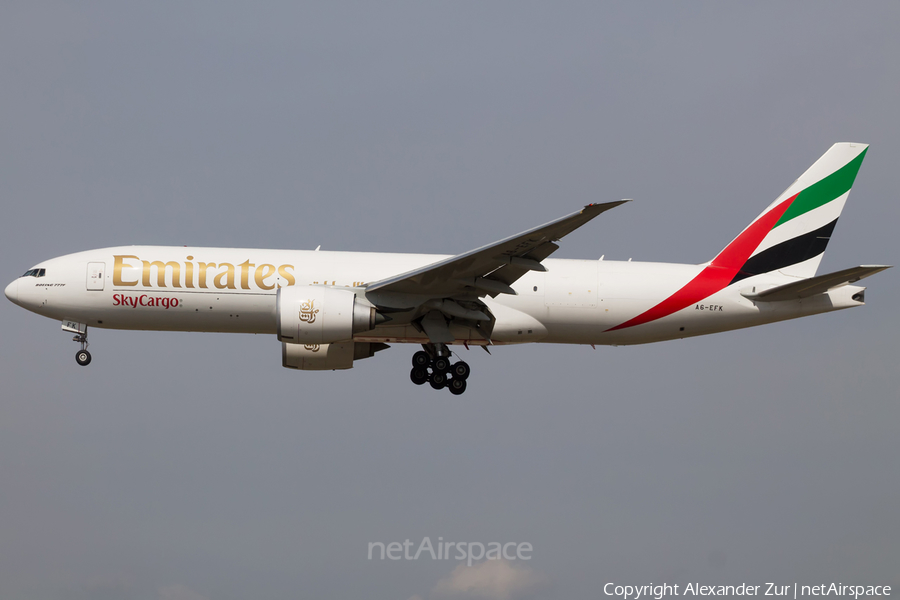 Emirates SkyCargo Boeing 777-F1H (A6-EFK) | Photo 125961