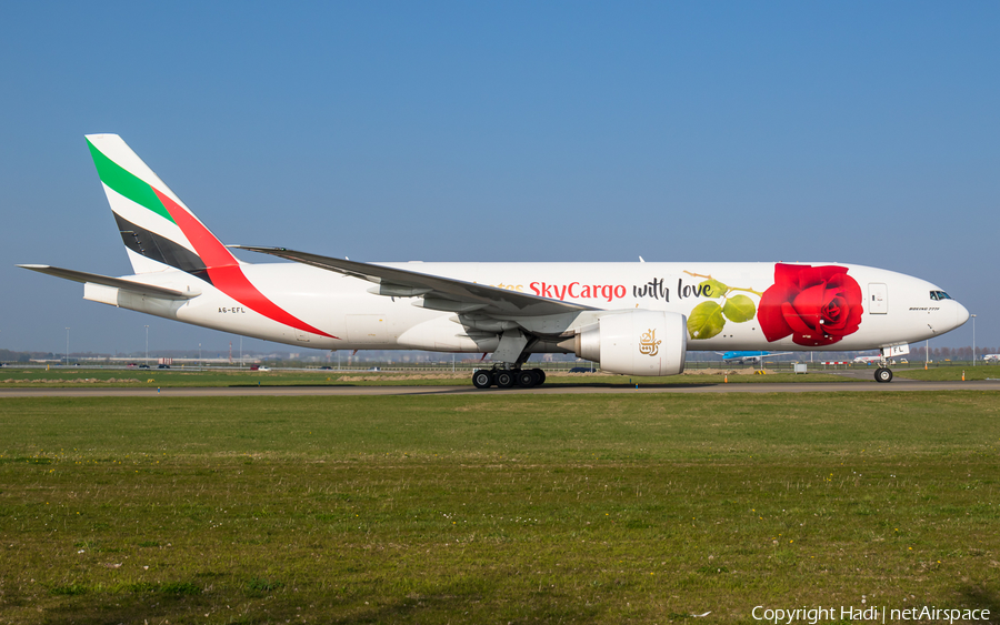Emirates SkyCargo Boeing 777-F1H (A6-EFL) | Photo 155422