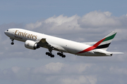 Emirates SkyCargo Boeing 777-F1H (A6-EFL) at  Amsterdam - Schiphol, Netherlands