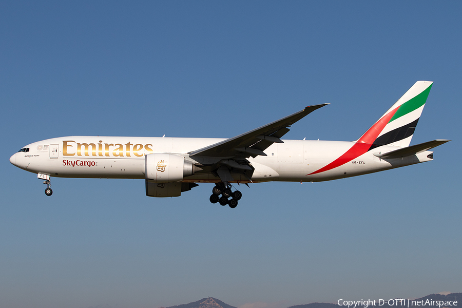 Emirates SkyCargo Boeing 777-F1H (A6-EFL) | Photo 293126