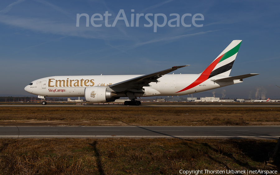 Emirates SkyCargo Boeing 777-F1H (A6-EFL) | Photo 432110