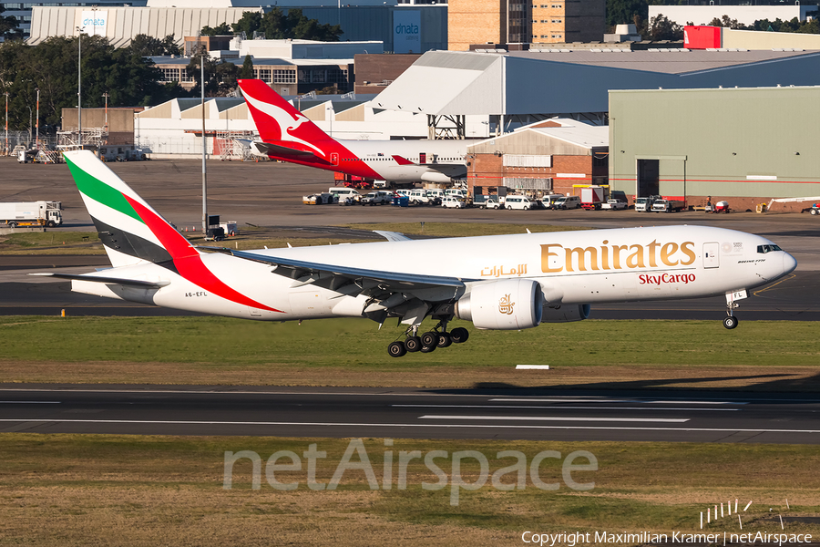 Emirates SkyCargo Boeing 777-F1H (A6-EFL) | Photo 389840