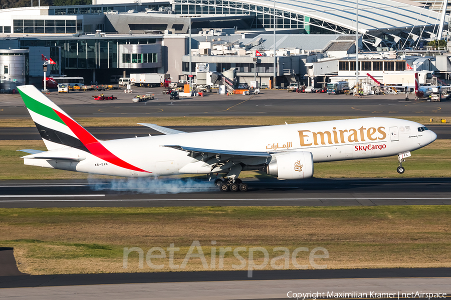 Emirates SkyCargo Boeing 777-F1H (A6-EFL) | Photo 389841